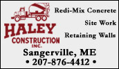 Haley Construction offers a wide range of products and services including the delivery of Ready-Mix concrete, delivery and installation of Redi-Rock� large-block retaining walls, as well as groundwork and excavation.
