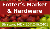 We are your local Shurfine supermarket. Whether you're shopping for everything on your grocery list or just need a few specialty items, Fotter's Market and Hardware will meet your needs.